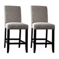 William's Home Furnishing Light Gray Brule Counter Ht. Side Chair