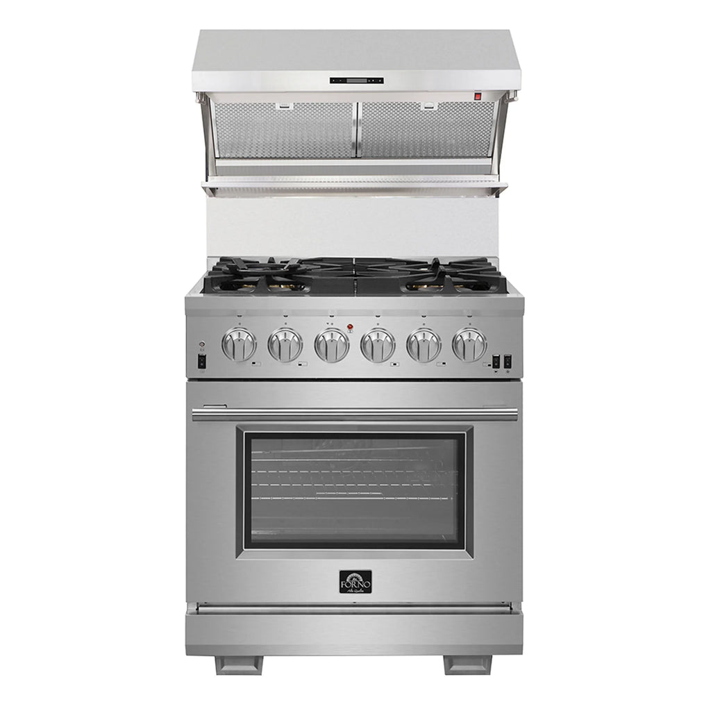 Savona - 30" Wall Mount Range Hood with Hybrid Filters & Back Splash