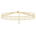 14K Gold Dainty Gold Bracelets
