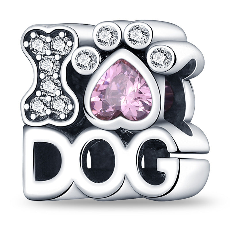 Cute Dog DIY Bracelet Beadspopular European And American-style Jewelry Accessories