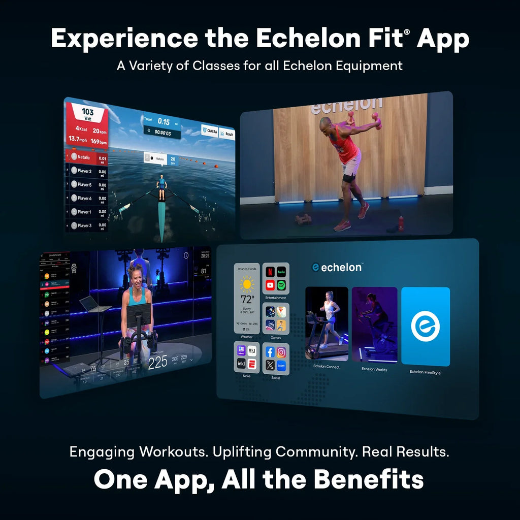 Echelon Rowing Machine with Magnetic Resistance + 30-Day Free Echelon Membership