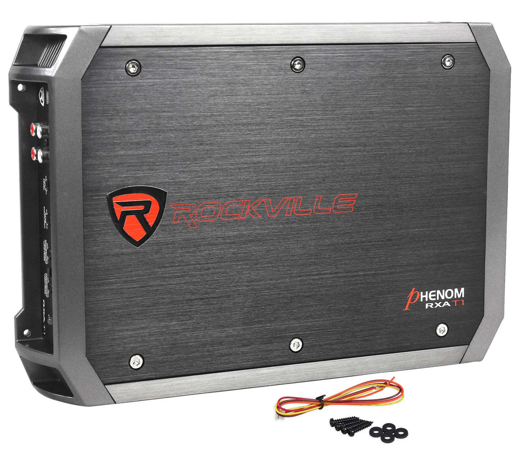 MTX 3512-04S 12" 600w Shallow Subwoofer+Sealed Sub Box Enclosure+Amplifier+Wires