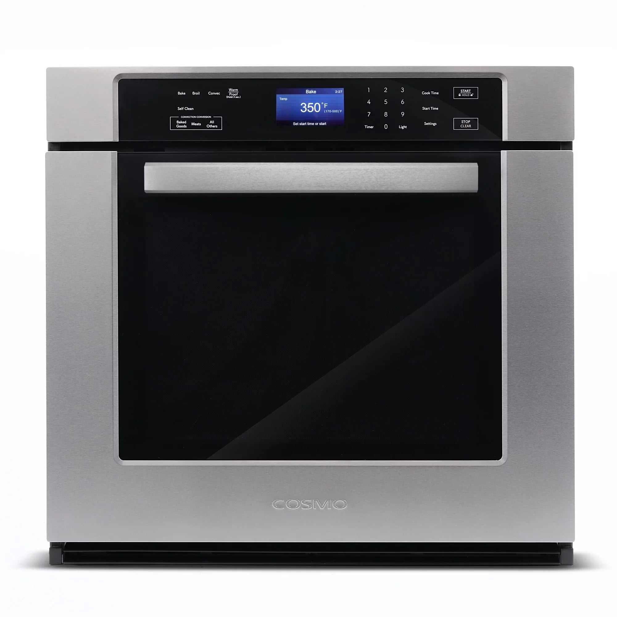 5 Piece Kitchen Package With 30" Gas Cooktop 36" Island Range Hoood 30" Single Electric Wall Oven 24" Built-In Microwave Drawer & French Door Refrigerator