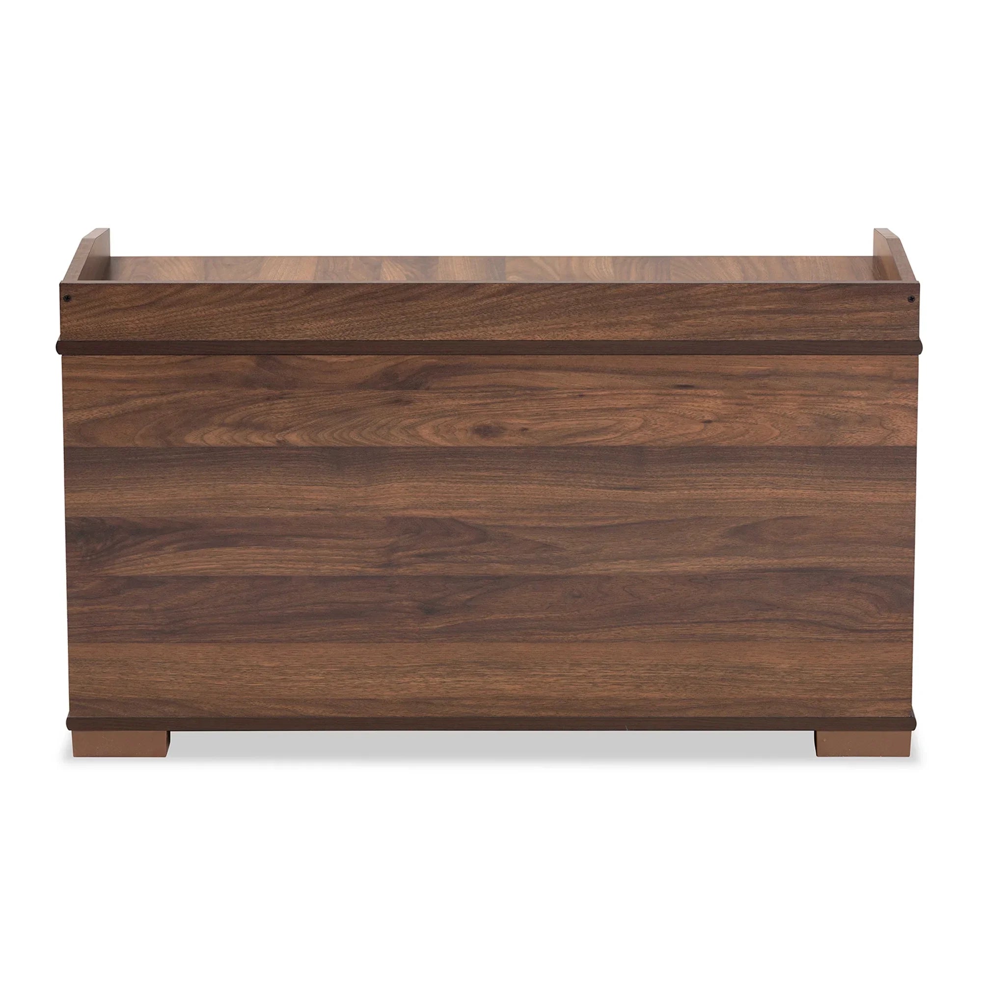 Baxton Studio Mariam Modern and Contemporary Walnut Brown Finished Wood Cat Litter Box Cover House